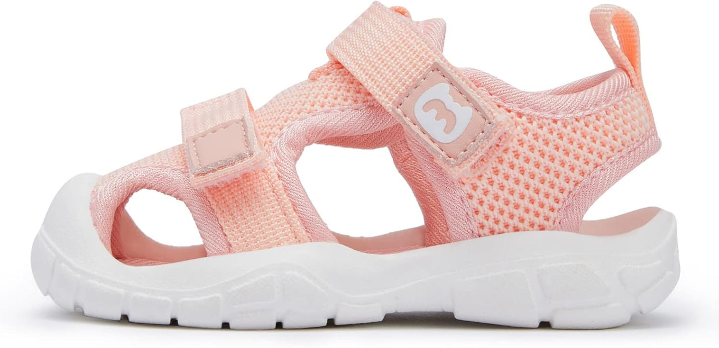 BMCiTYBM Baby Boy Girl Closed Toe Summer Sandals Lightweight Shoes Infant Non-Slip First Walking Sneakers 6 9 12 18 24 Months