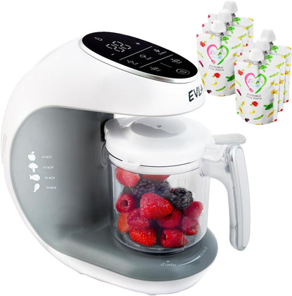 EVLA'S Baby Food Maker, Steamer, Blender, Baby Food Processor for Healthy Homemade Baby Food in