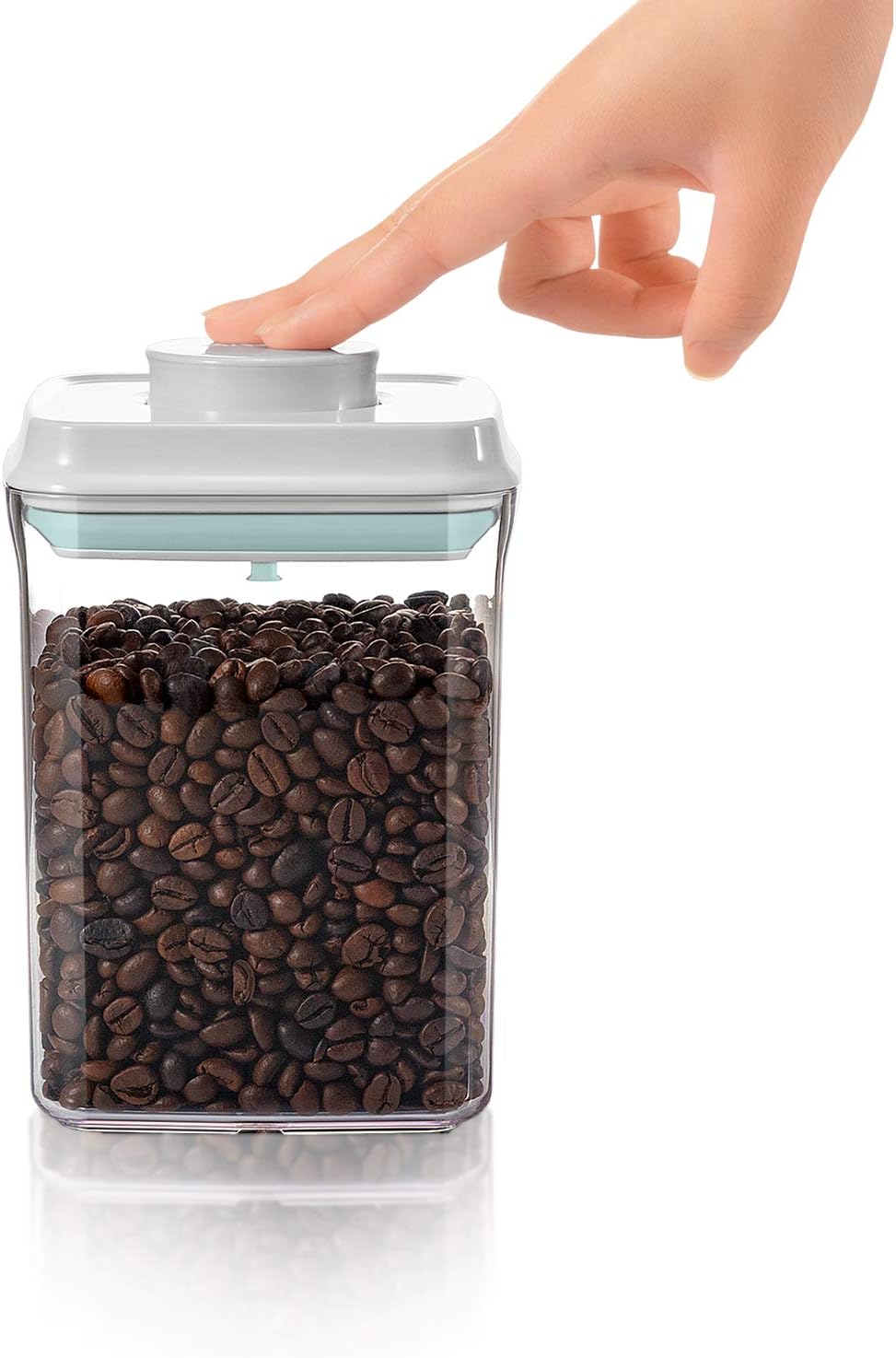 BopTop (1pc - 1500ml) Airtight Food Storage Container – Mechanical Silicone Seal Canister