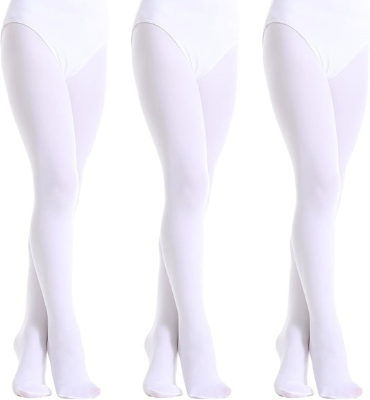 Toddler Girls Tights Dance Ballet Footed Leggings Ultra Soft Stockings for Kids Students