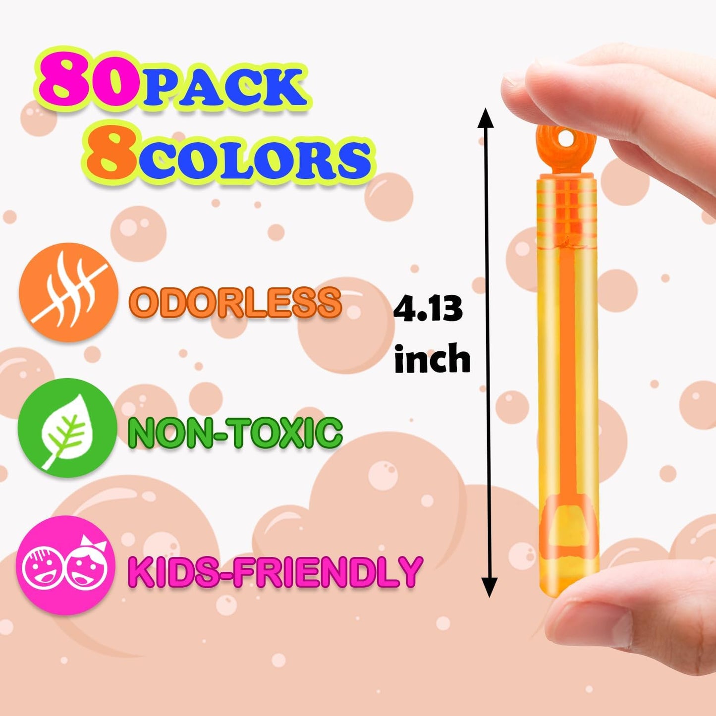 Mini Pocket Bubbles Wands Toys Gifts Prizes Bulk for Kids 80 Pack-Bubbles Party Favors Supplies for Toddlers,Bulk Boys Girls Treats Prizes for Halloween Giveaways Handouts Birthday Wedding Camping