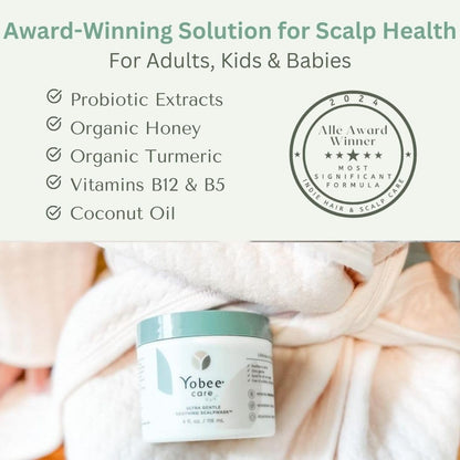 Yobee Ultra Gentle Soothing Scalp Mask - Dry Scalp Treatment Hair Mask Safe For Sensitive Baby Skin