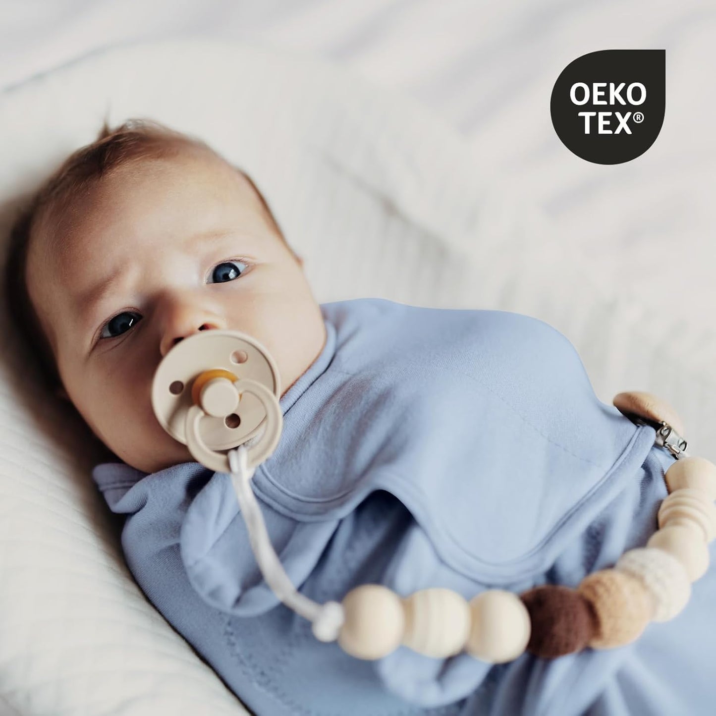 Organic Baby Swaddle Sleep Sacks, 2-Pack Swaddles for Newborns Baby Essentials, Infant 0-3 Months