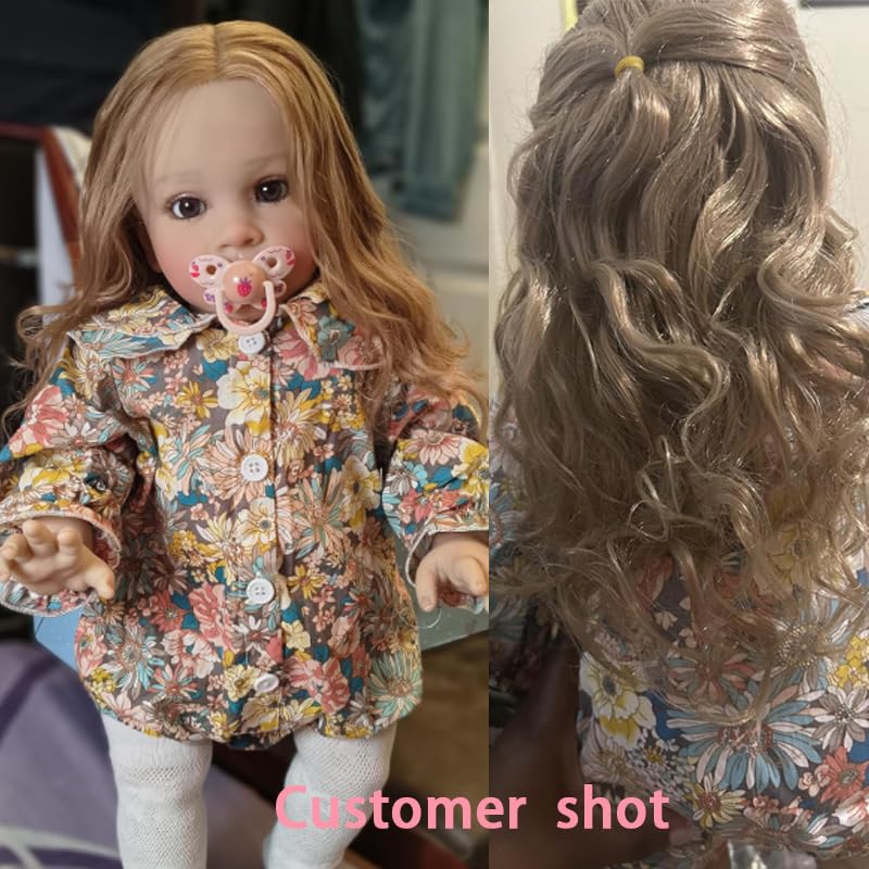 iCradle 26 Inch Big Realistic Reborn Toddler Girl Doll Handmade Silicone Soft Vinyl limbs and cloth