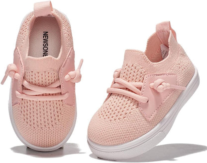 Newsonet Baby Shoes Boys Girls First Walking Breathable Non Slip Walker Sneakers Soft Sole 6 9 12 18 20 24 Months