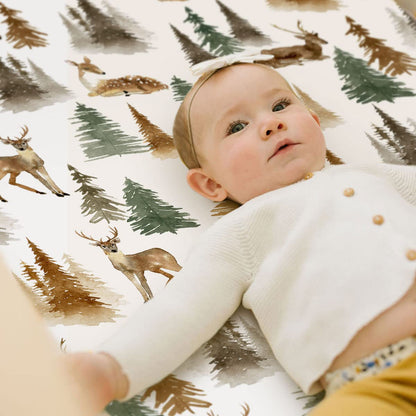 Stretchy Ultra Soft Jersey Knit Fitted Pack n Play Sheets Set 2 Pack, Portable/Mini Crib Sheets
