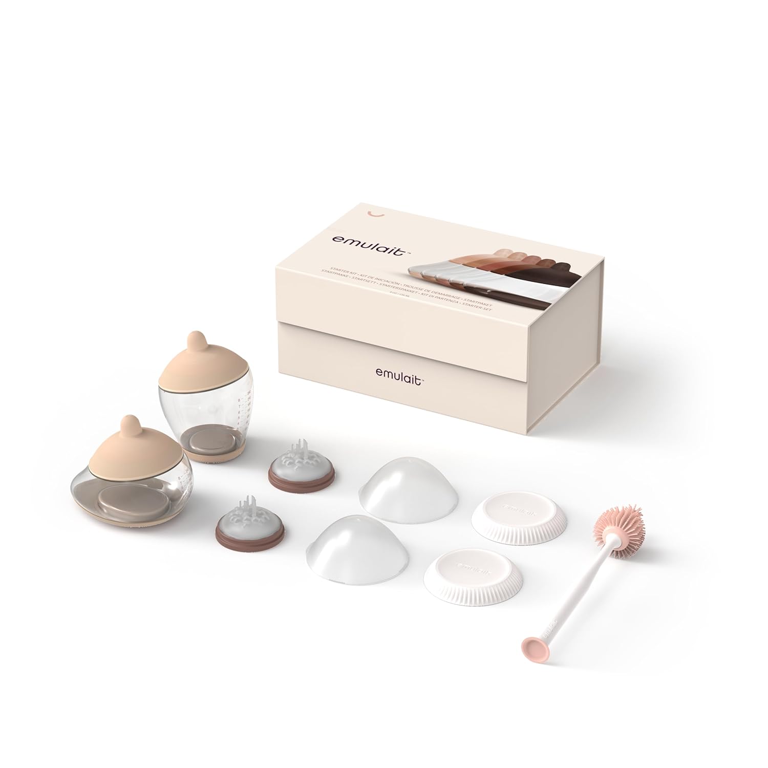 Baby Bottle Starter Kit Includes 2 Bottles 2 Nipples 2 Caps 2 Lids 2 Responsive Flow Valves