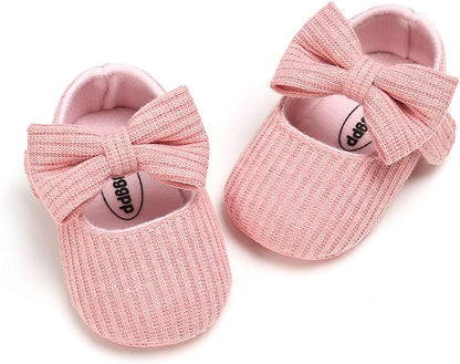 Baby Shoes Mary Jane Flats Non Slip Soft Sole Infant Toddler Sneakers First Walkers Party Christmas Dress Shoes