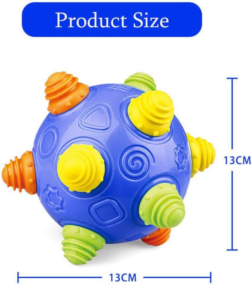 Toddler's Music Dancing Shake Ball - Move, Crawl, Bounce, Sensory Learning for Kids and Babies, Fun Gift for Both Boys and Girls