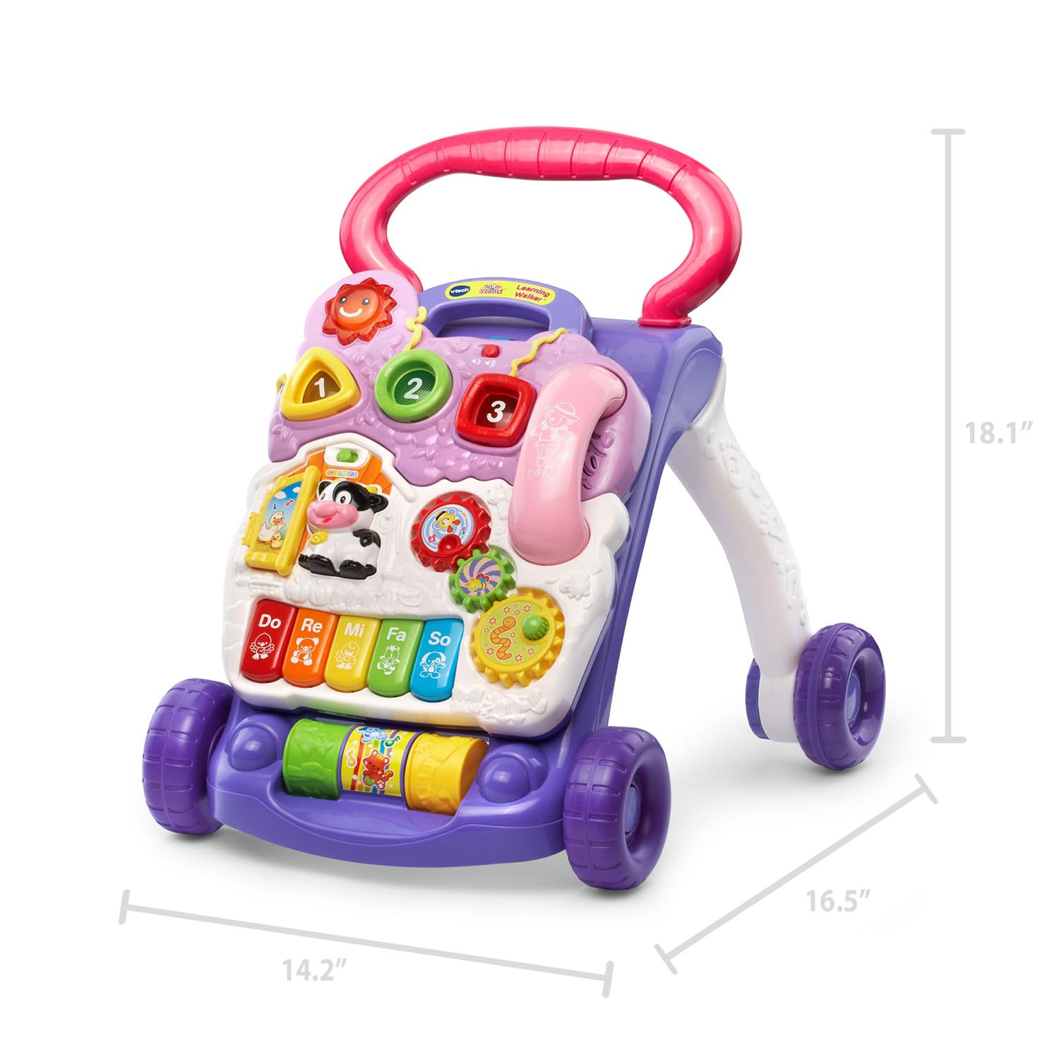 VTech Sit-to-Stand Learning Walker (Frustration Free Packaging), Lavender