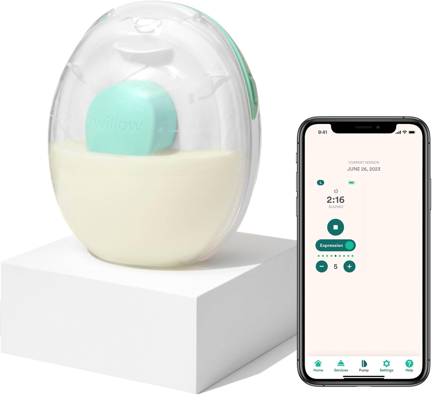 Willow Go - Hands Free Breast Pump - Wearable Breastfeeding Pump - Portable, Electric, Cordless, &