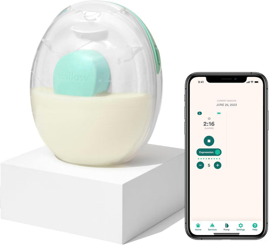 Willow Go - Hands Free Breast Pump - Wearable Breastfeeding Pump - Portable, Electric, Cordless, &