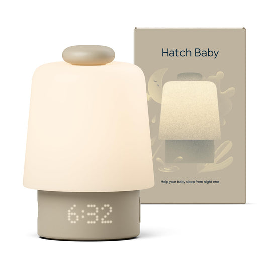 Hatch Baby Sound Machine & Night Light Routine Builder (Greige)