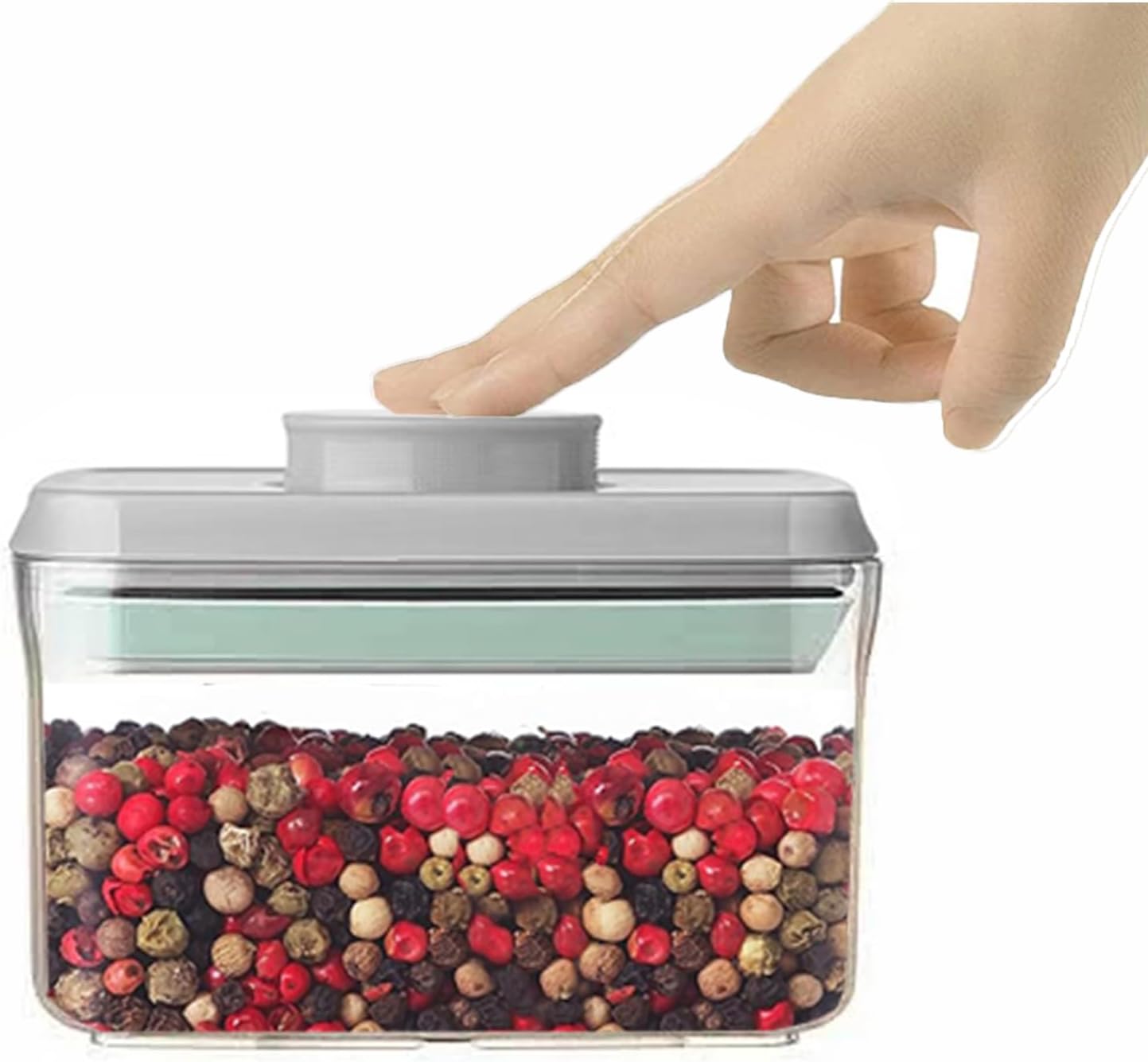 Airtight Food Storage Container - 0.52qt / 520ml Mini Rectangle Pop Containers With Lids, Bpa Free