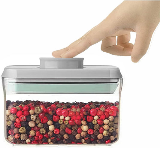 Airtight Food Storage Container - 0.52qt / 520ml Mini Rectangle Pop Containers With Lids, Bpa Free
