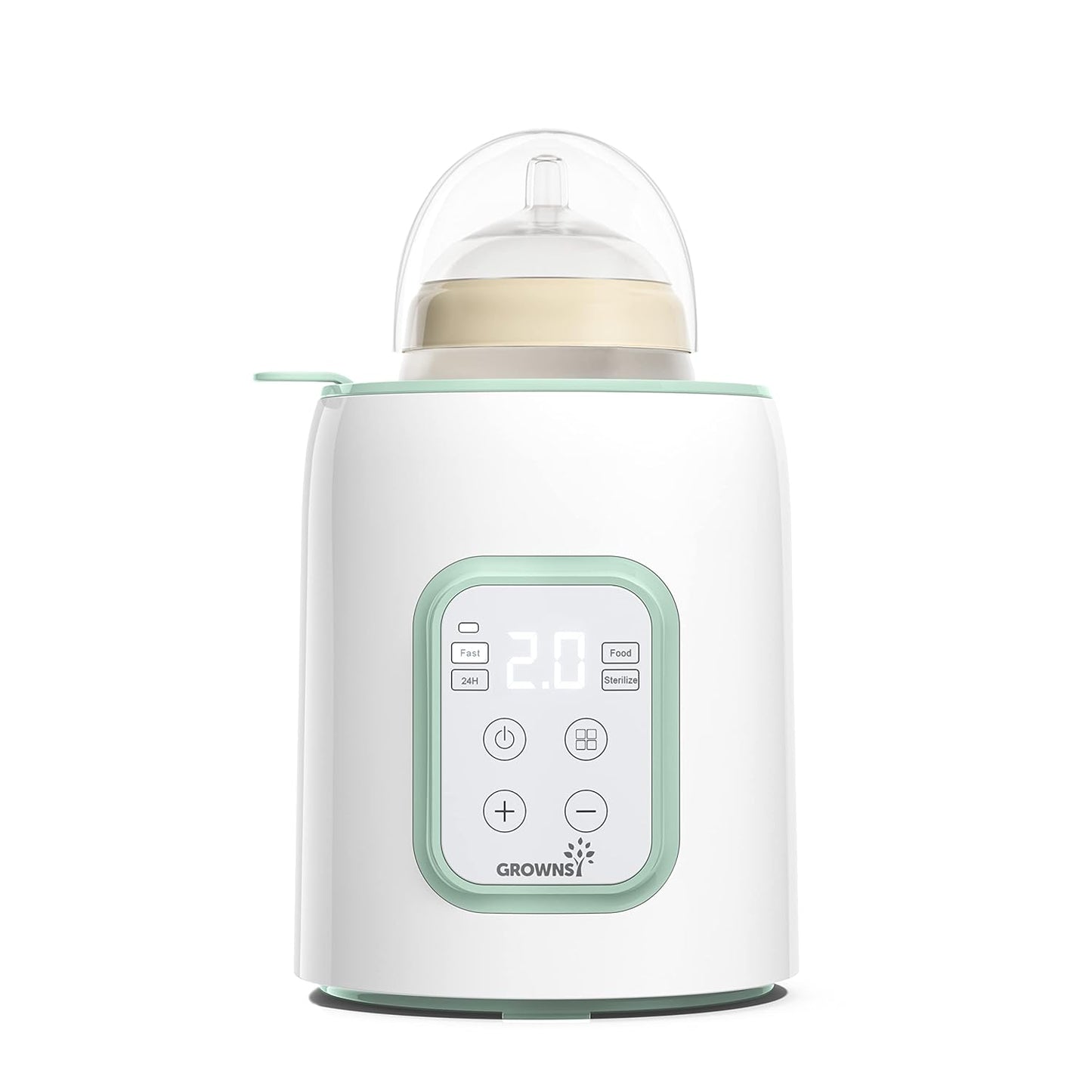 GROWNSY Baby Bottle Warmer, 8-in-1 Fast Baby Milk Warmer with Timer for Breastmilk or Formula