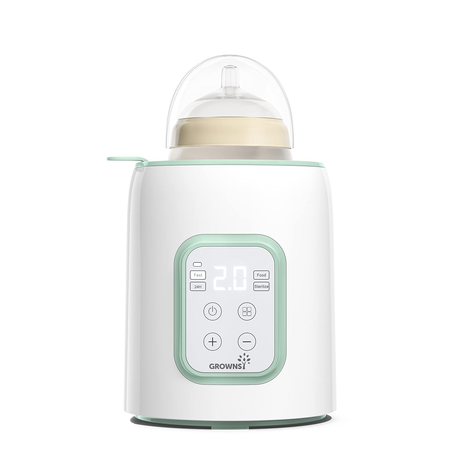 GROWNSY Baby Bottle Warmer, 8-in-1 Fast Baby Milk Warmer with Timer for Breastmilk or Formula