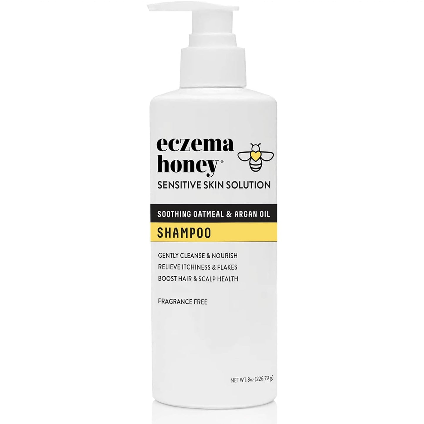 ECZEMA HONEY Nourishing Shampoo - Helps with Psoriasis, Dermatitis, & Flaking - Daily Dandruff