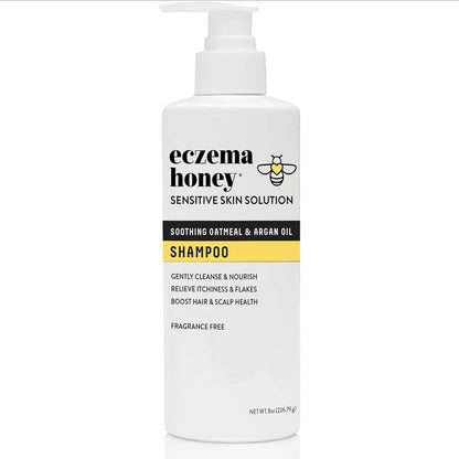 ECZEMA HONEY Nourishing Shampoo - Helps with Psoriasis, Dermatitis, & Flaking - Daily Dandruff