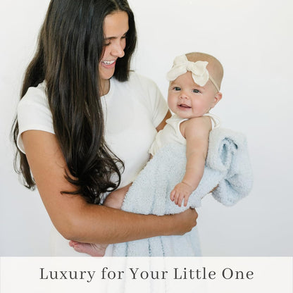 SARANONI Bamboni Luxury Baby Blanket | Plush Blanket for Infant Boys & Girls | Receiving Blanket