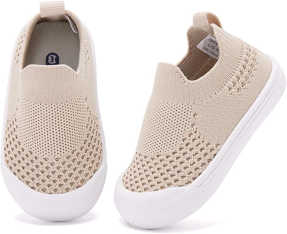 BMCiTYBM Baby Sneakers Girls Boys Lightweight Breathable Mesh First Walkers Shoes 6-24 Months