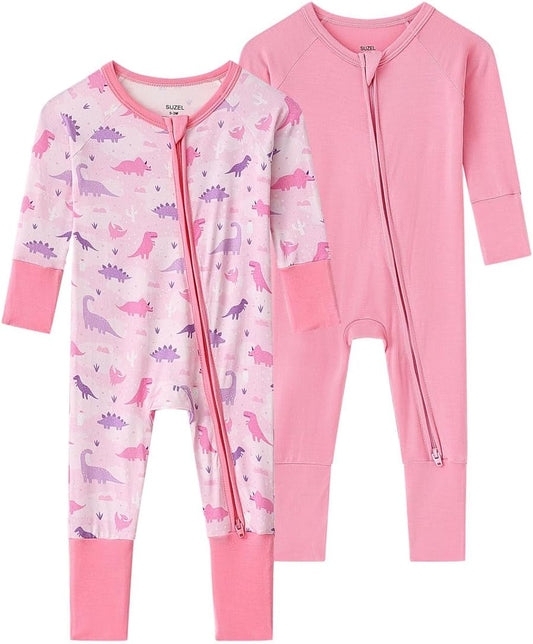 Baby Viscose from Bamboo Footless Pajamas Boys Girls Zippy Pjs Sleep 'N Play Romper - 0-24 Months