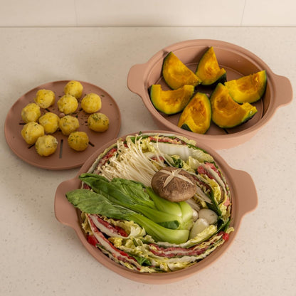 Microwave Silicone Steamer for Baby Food, Made In Korea, Oven & Dishwasher Safe to 482°F, Easy