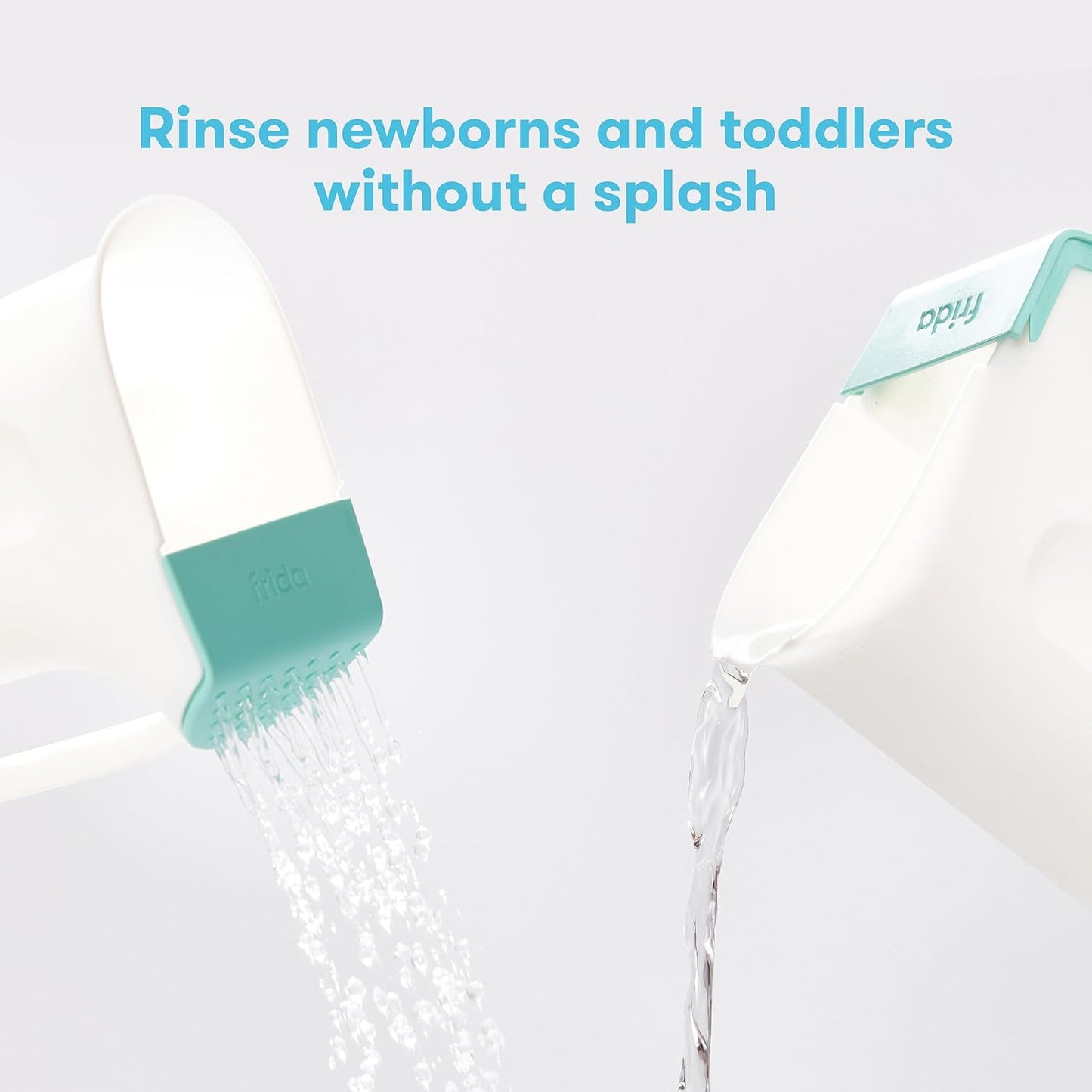 Frida Baby Baby Bath Upgrade Kit | Infant and Toddler Bath Essentials, Rinser Cup, Baby Bath