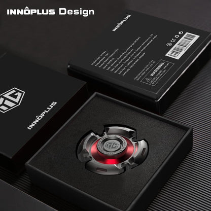 Fidget Spinners for Adults and Kids, Stress Anxiety ADHD Relief Figets Toy, Metal Finger Hand Spinner Toys with Luminous Light, Fidget Spinner Need Absorb Light Then Release in Dark