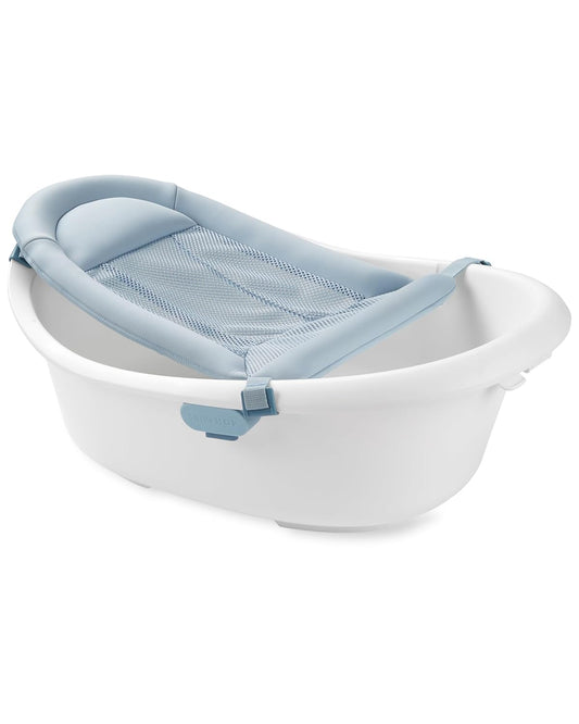 Skip Hop Baby Bath Tub 4-in-1 Grow with Baby Infant to Toddler Bathtub with Supportive Sling and
