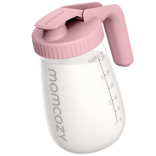 Momcozy Breast Milk Pitcher, Resistant to Heat and Cold Abrupt Temp Swings, No Leak Breast Milk