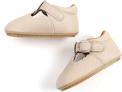 Baby Shoes Mary Jane Flats Non Slip Soft Sole Infant Toddler Sneakers First Walkers Party Christmas Dress Shoes