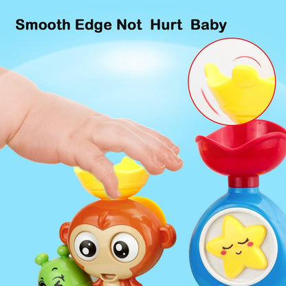 G-WACK Bath Toys for Toddlers Age 1 2 3 Year Old Girl Boy, Preschool New Born Baby Bathtub Water