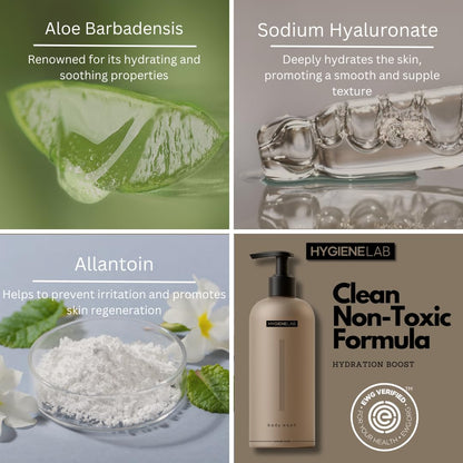 Mens Natural Body Wash - Ultra Hydrating, EWG Verified Clean Formula, Lavender Sands Scent