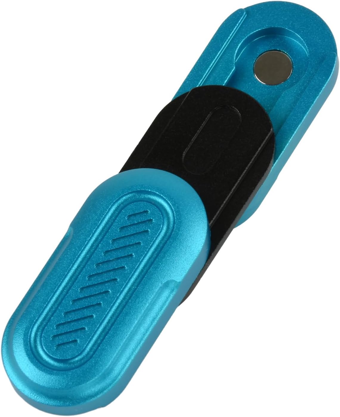 Fidget Toys Adults Metal Fidget Slider EDC Fidget Toys Magnet Fidget Stress Relief ADHD Toys Desk Toys for Office for Adults(Mini Fidget Slider Blue)