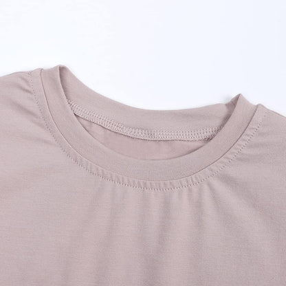 Baby Boys Girls Cotton T-Shirts 3Pack Solid Color Short Sleeve Tee Summer Crewneck Tops for Toddler Kids