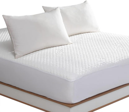 Queen Size Waterproof Mattress Protector Fitted Mattress Pad Cover with Deep Pocket Up to 18''