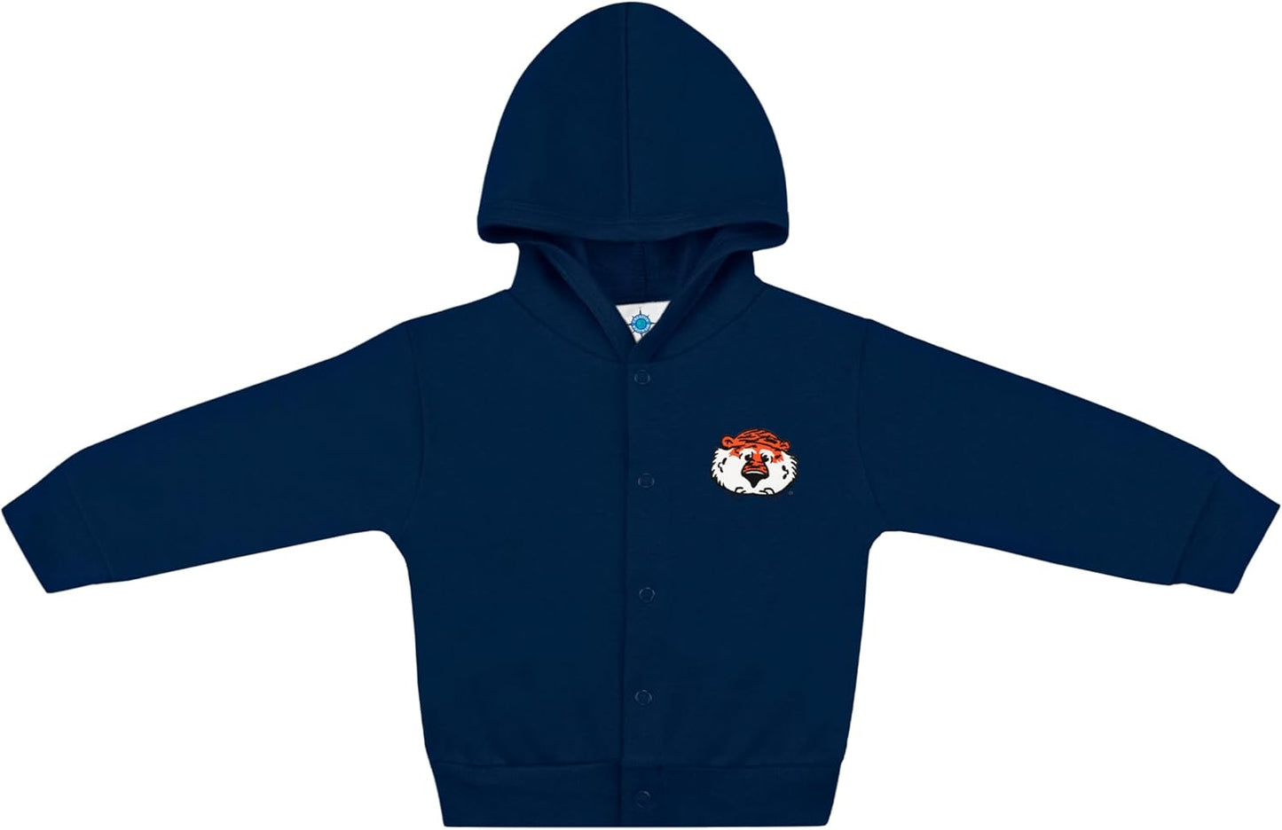 Creative Knitwear College Baby Snap Hooded Jacket - Team Logo, Multiple Colors, for Boys & Girls, (0-24 Months)