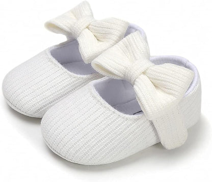 Baby Shoes Mary Jane Flats Non Slip Soft Sole Infant Toddler Sneakers First Walkers Party Christmas Dress Shoes
