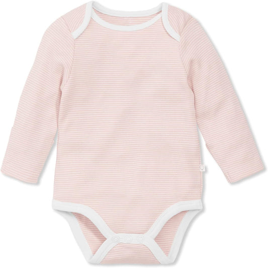 MORI Baby Supreme Comfort Long Sleeve Bodysuit for Boys and Girls - Unisex Romper with Envelope