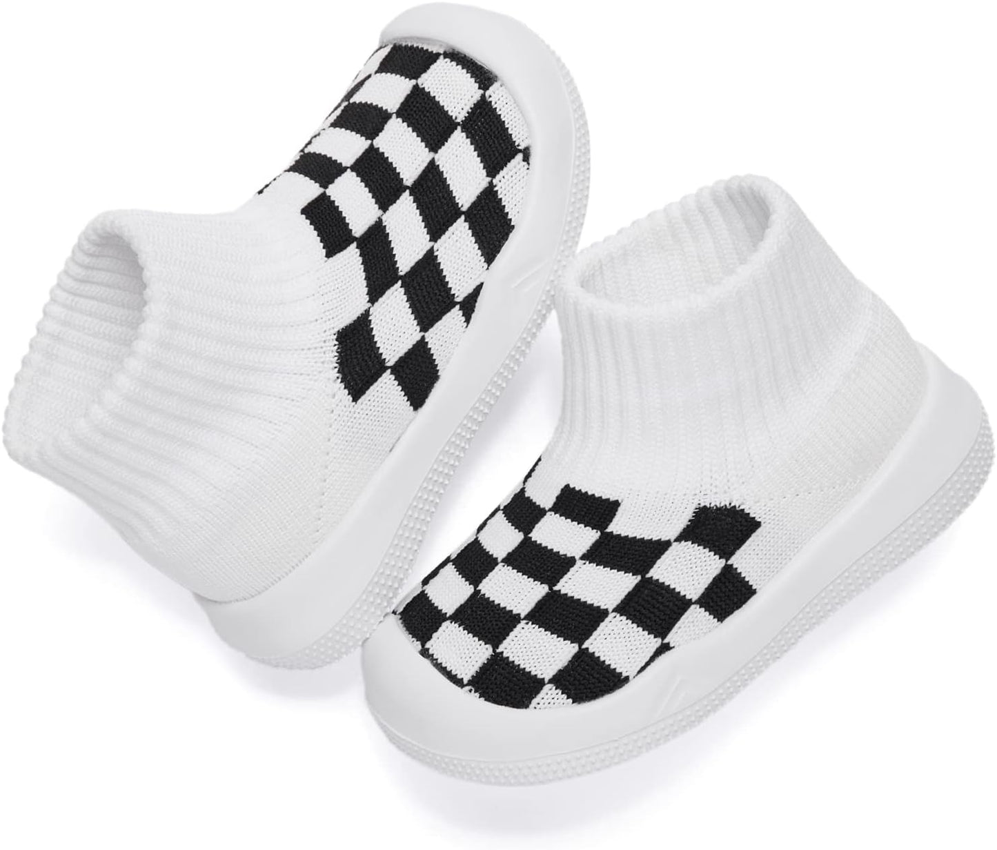 Eashi Baby Boy Girl Non-Skid Indoor Infant Walking Shoes Breathable Warm Elastic Sock Shoes with Memory Sole Protect Toes Outdoor Sneakers