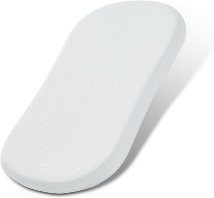 NeoBorn Baby Bassinet Mattress Pad, 30" x 18" Dual Sided Comfort Gel Memory Foam Mattress with Removable Soft Tencel Cover Fit for Halo Bassinest Swivel/Flex/Glide/Premiere/Luxe Series Sleeper
