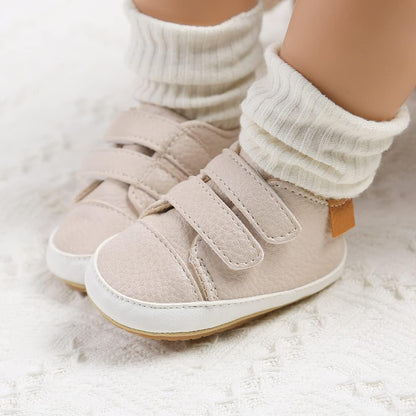 Baby Shoes Mary Jane Flats Non Slip Soft Sole Infant Toddler Sneakers First Walkers Party Christmas Dress Shoes