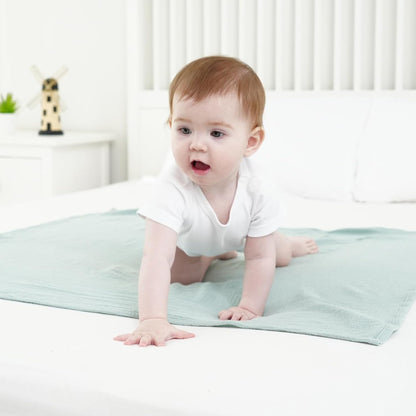Muslin Swaddle Blankets for Newborns, 2 Pack 100% Cotton Receiving Blankets, Soft and Breathable