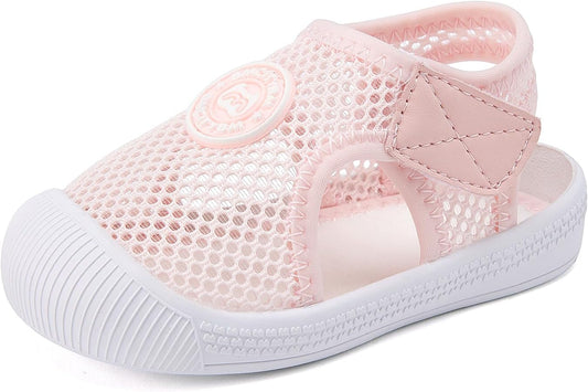 BMCiTYBM Baby Boy Girl Closed Toe Summer Sandals Lightweight Shoes Infant Non-Slip First Walking Sneakers 6 9 12 18 24 Months