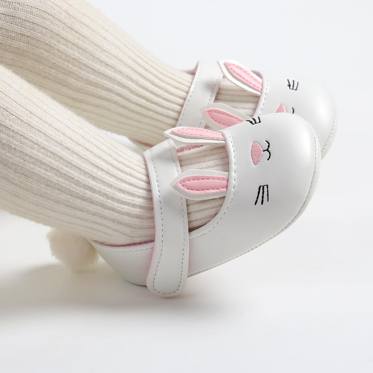 Baby Shoes Mary Jane Flats Non Slip Soft Sole Infant Toddler Sneakers First Walkers Party Christmas Dress Shoes