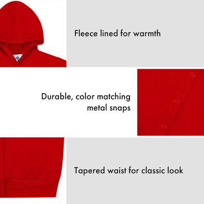 Creative Knitwear College Baby Snap Hooded Jacket - Team Logo, Multiple Colors, for Boys & Girls, (0-24 Months)