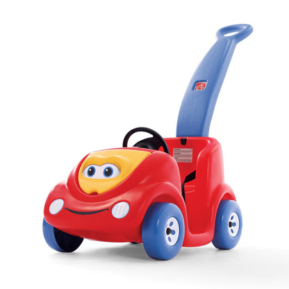 Step2 Push Around Buggy Kids Push Car, Toddler Ride-On Toy with Seat Belt and Horn, Red, Ages 18