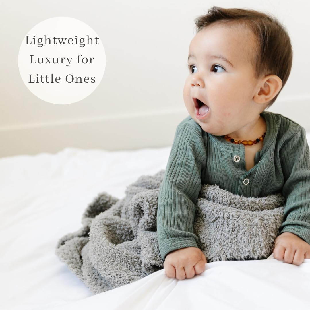 SARANONI Bamboni Luxury Baby Blanket | Plush Blanket for Infant Boys & Girls | Receiving Blanket