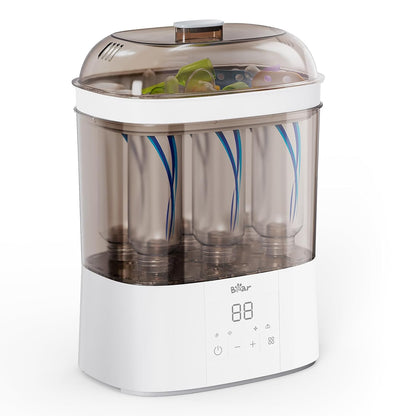 Bear Bottle Sterilizer and Dryer, 2 Layers Large Electric Steam Baby Bottle Sterilizer, Fast Bottle